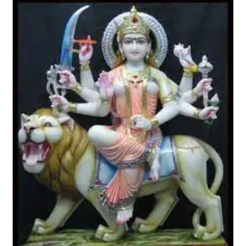Marble Durga Statue